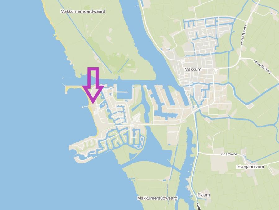 Stijlvol appartement op strand Makkum Buitenkant foto